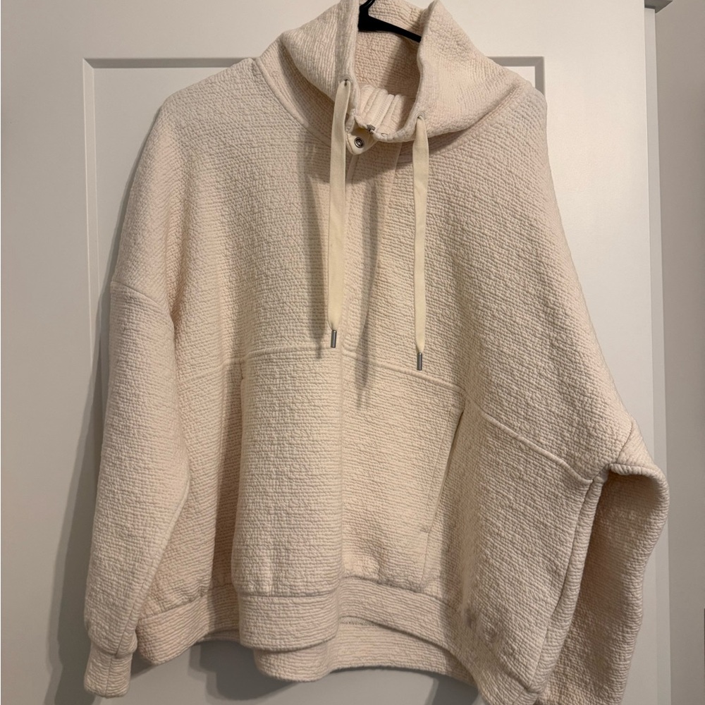 Calia Cream Cowl Neck Sweater
